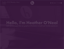 Tablet Screenshot of heatheroneal.com